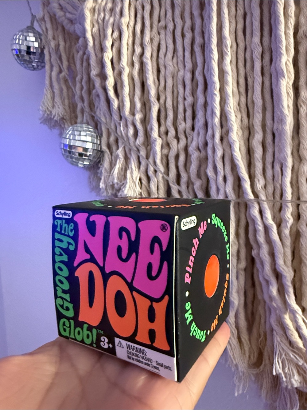 🔥 VIRAL Schylling NeeDoh - The Groovy Glob! - ORANGE